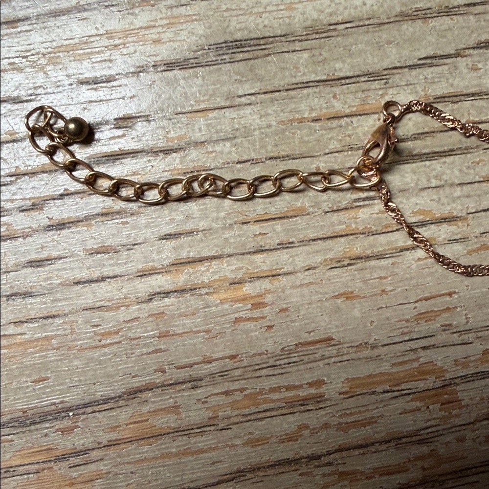 Tiger Eye Gold Cross Pendant Necklace - Picture 3 of 3